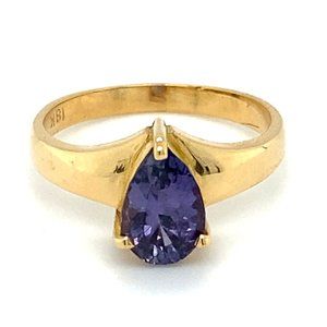 GIA Certified Color Change Sapphire 1.46ct 18KRing